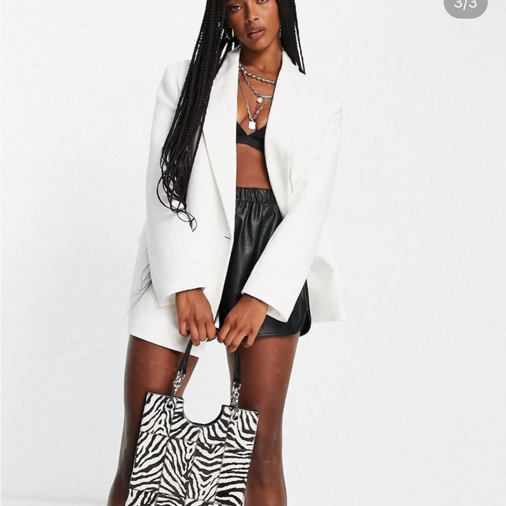 ASOS white blazer